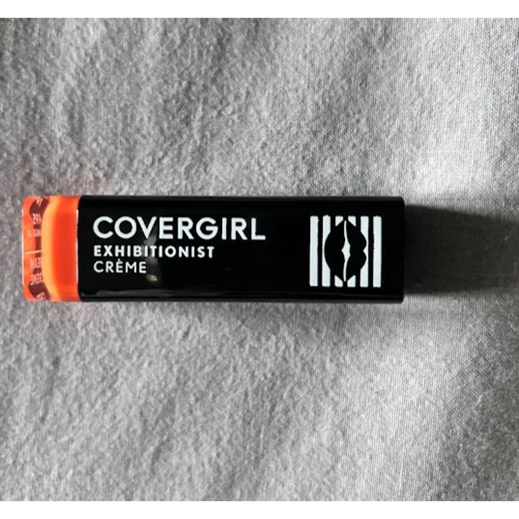 Covergirl Exhibitionist Creme Lipstick #495 Orange AF Hydrating Long Lasting NEW