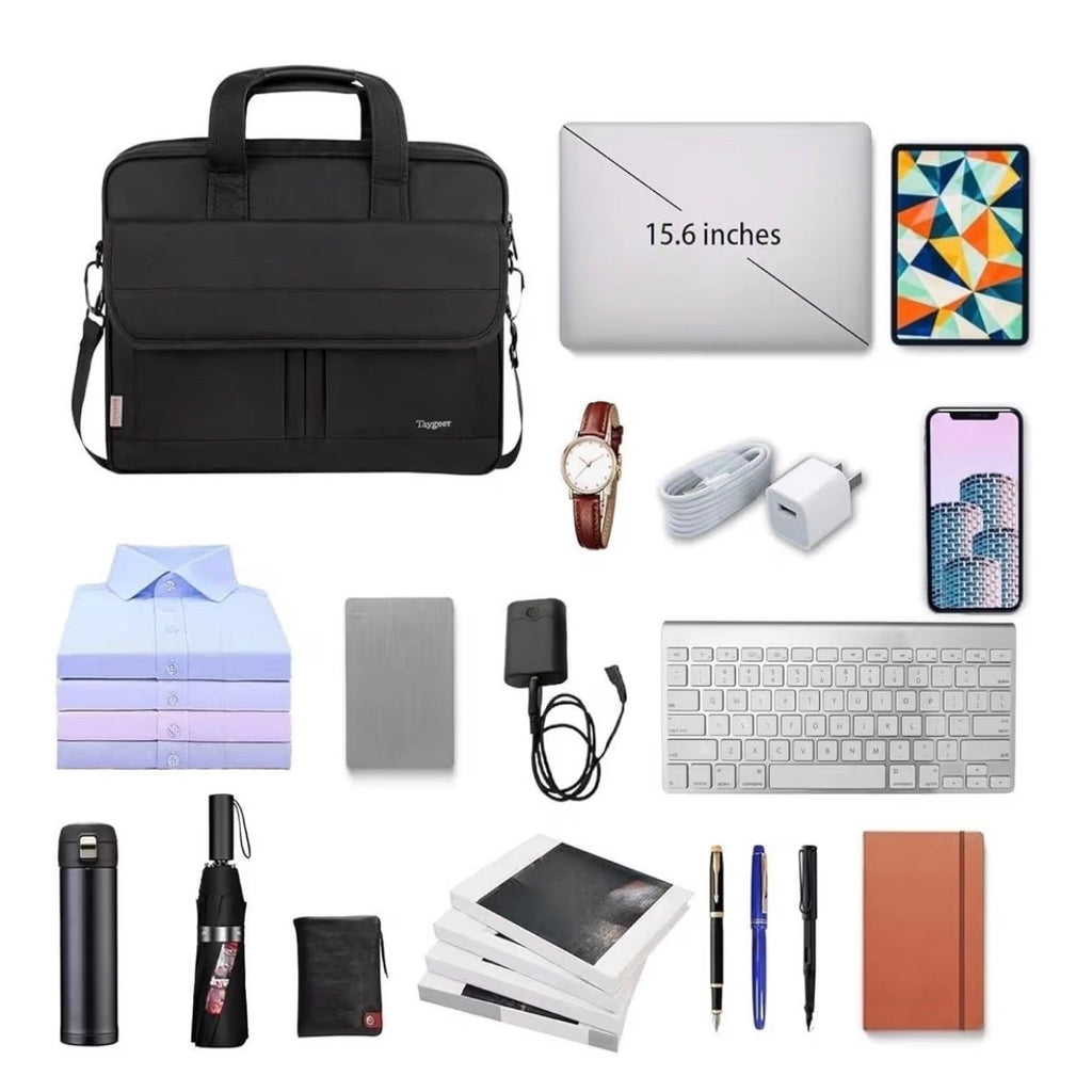 Taygeer Premium 15.7 x 11" Messenger Business Office Briefcase Laptop Bag BNWT