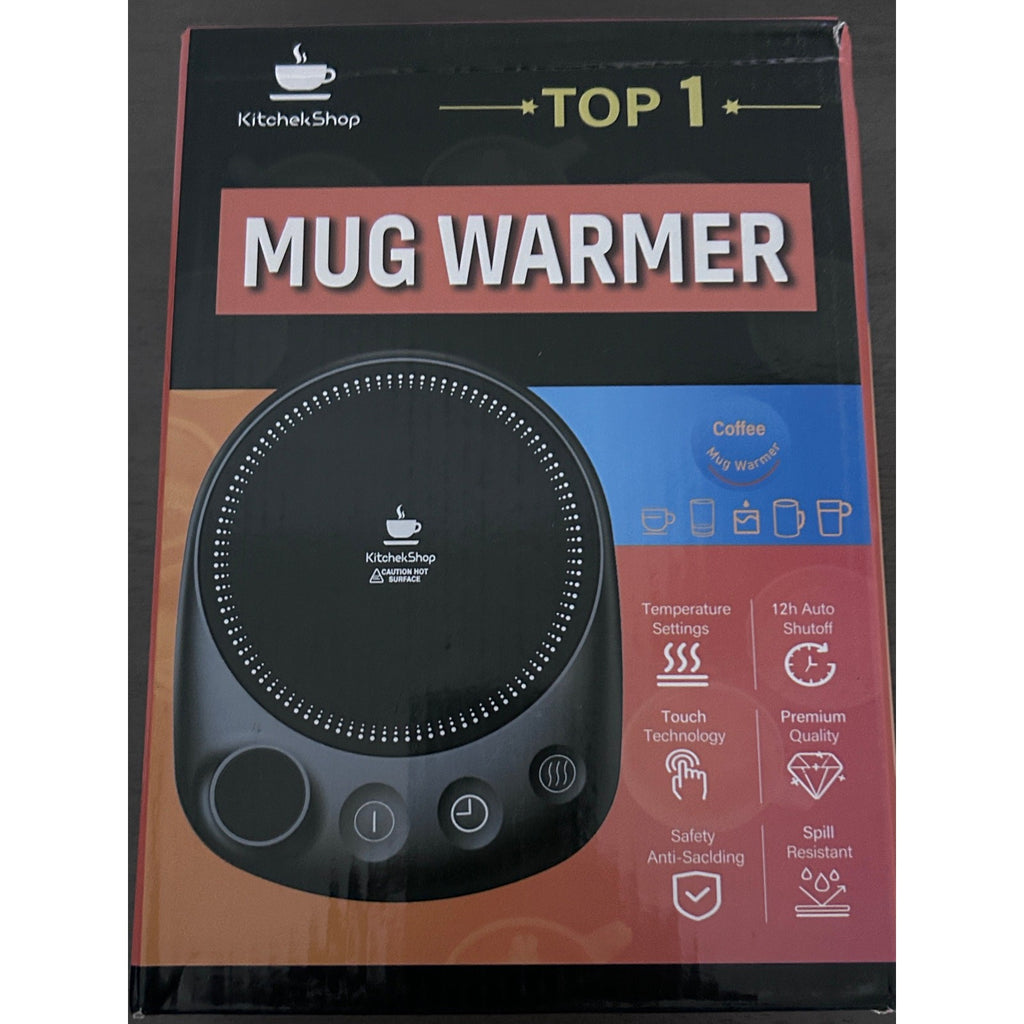 NEW Cup Mug Drink Warmer 4 Temp Settings - Home Work Office Shop Perfect Gift 