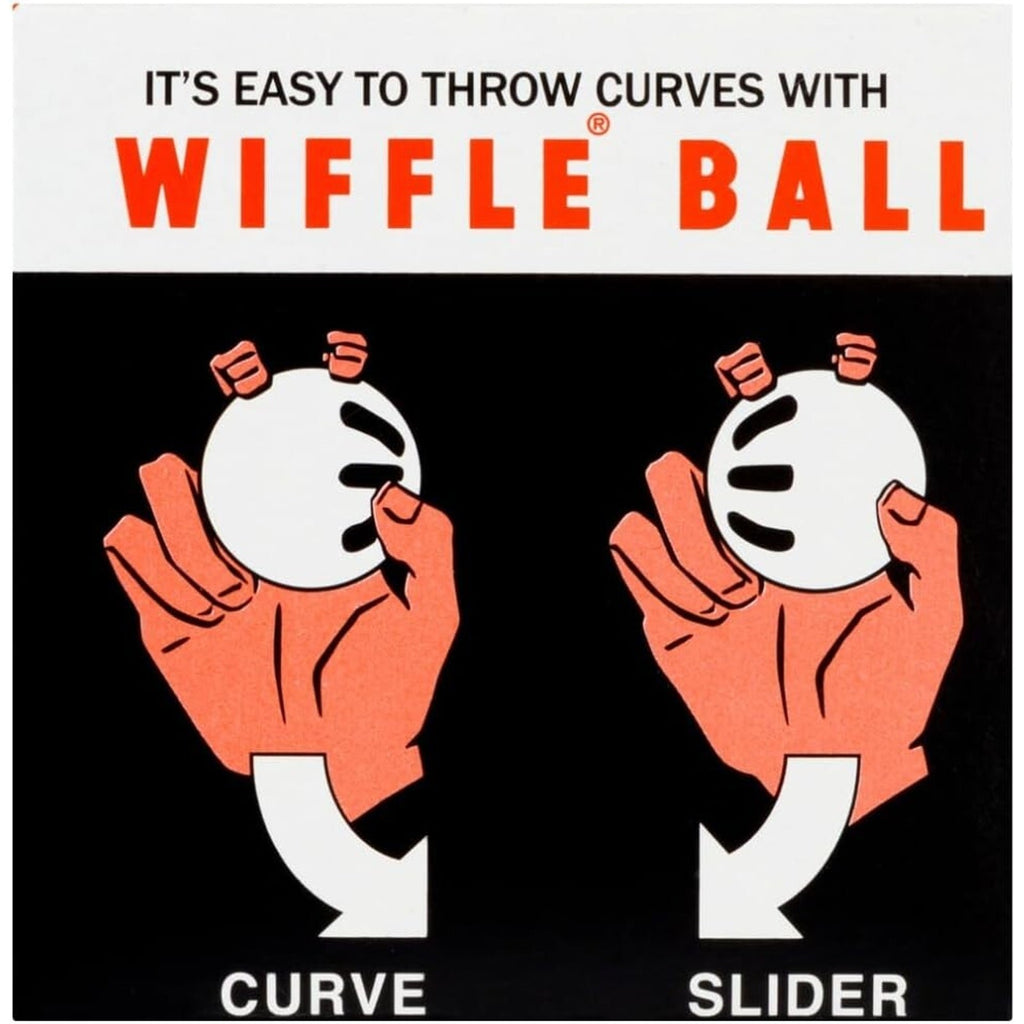 Bundle of 4 Wiffle Curve Balls Regulation Plastic Baseballs Size Made in USA NIB