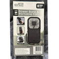 Digital Essentials 2-in-1 Power Bank & Fan | 3600mAh Rechargeable Cooling NEW