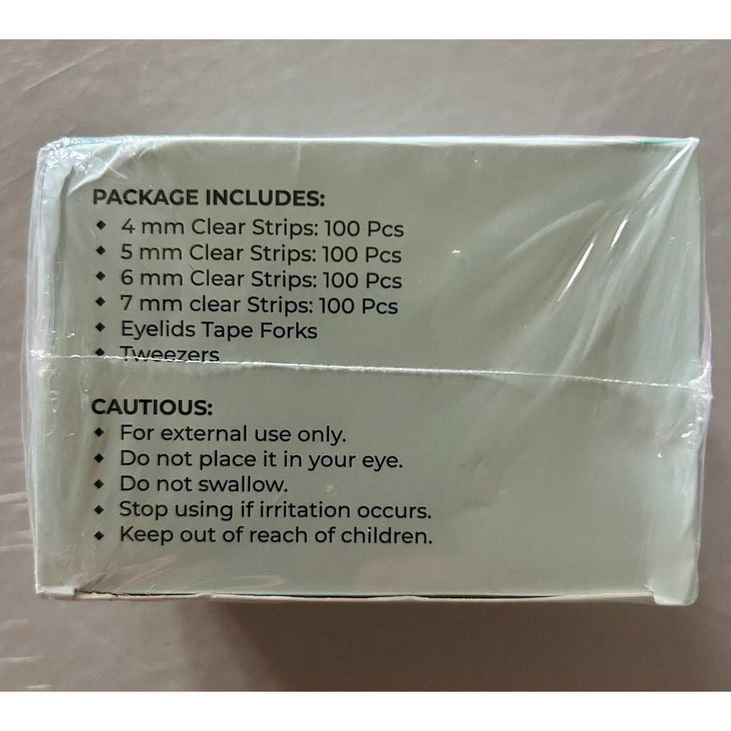 BeautyVille Shine Eyelid Lift Strips 400ct Assortment 4mm–7mm Medical Grade NIB