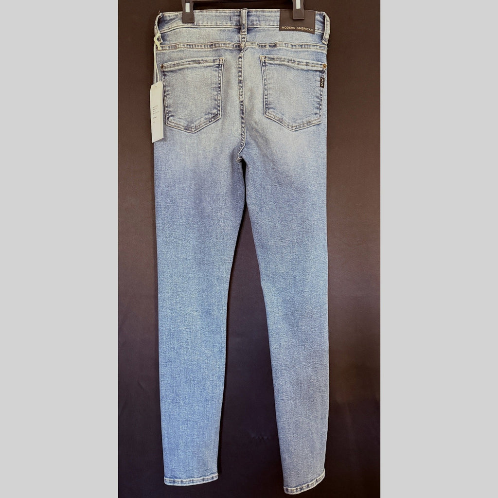 Modern American Sample Liberty #1 High Waist Sohocrop Skinny Denim Jeans Size 