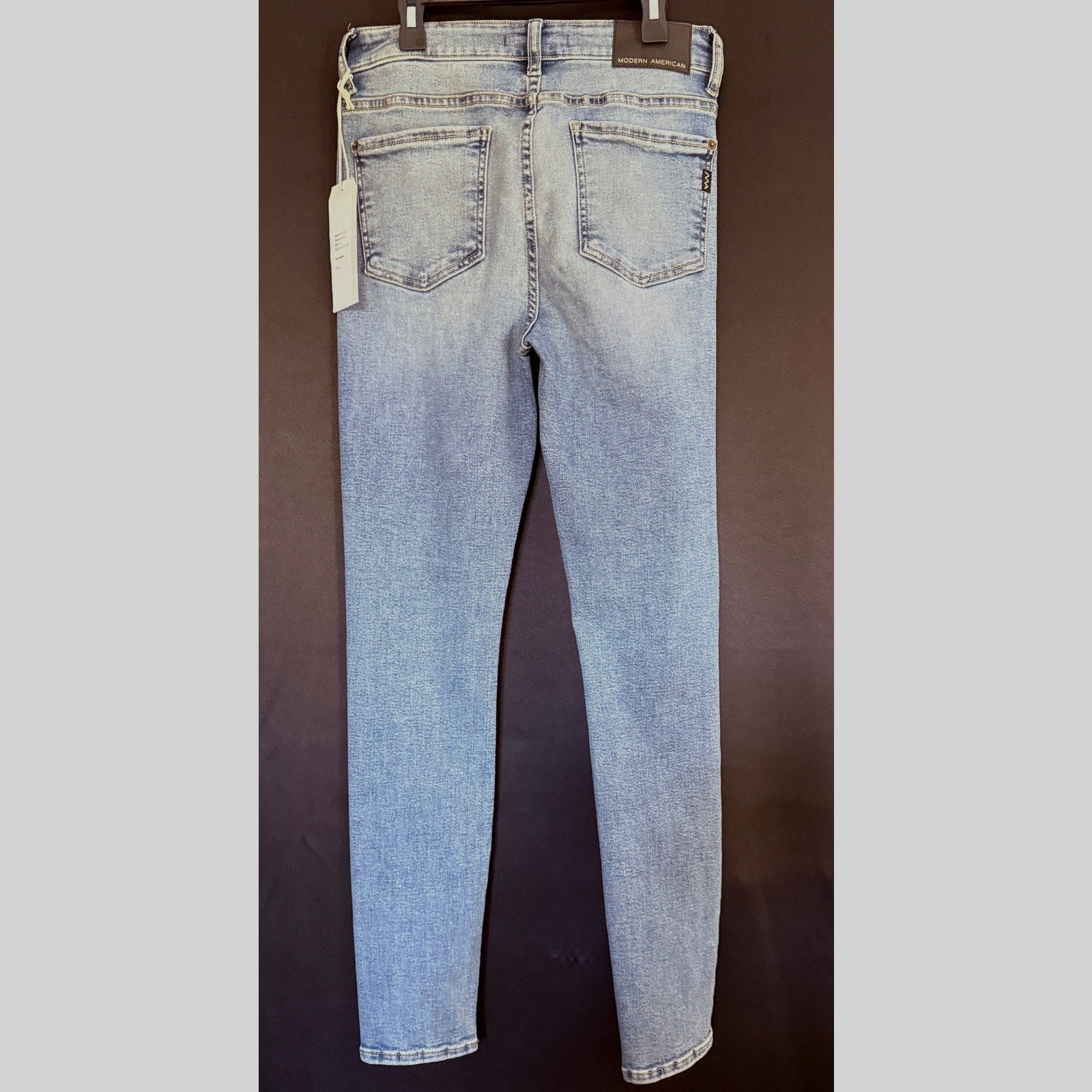 Modern American Sample Liberty #1 High Waist Sohocrop Skinny Denim Jeans Size 
