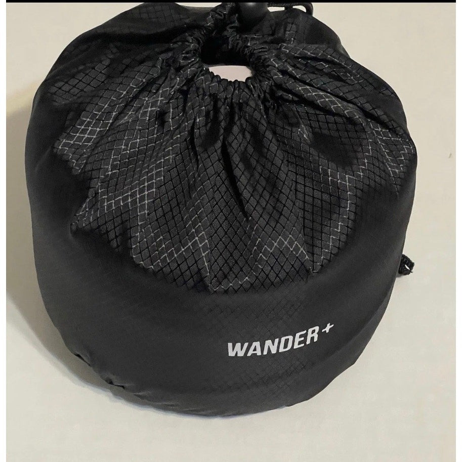 WANDER PLUS+ Travel Pillow – Memory Foam Neck Support Airplanes & Cars Gray New 