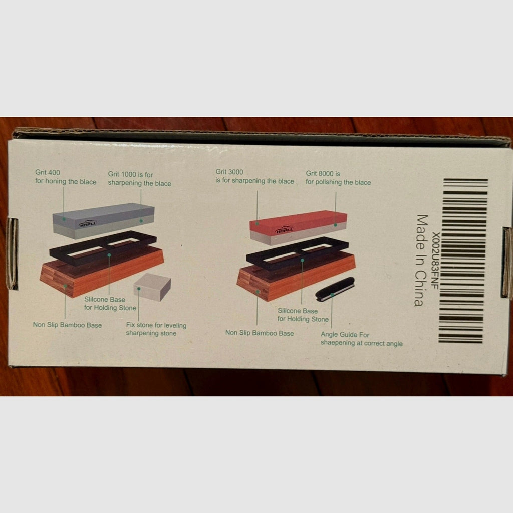 Amazing Complete Professional Knife Sharpening Stone Set For ALL Blade Types