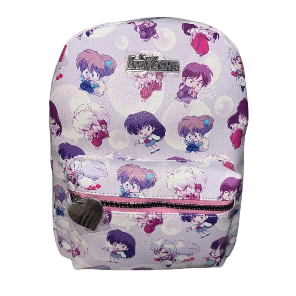 New Inuyasha Chibi Characters Mini Backpack Bioworld Japanese Anime NWT