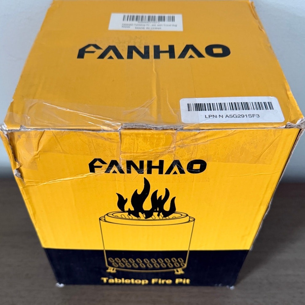 Outdoor Smokeless Portable Tabletop Stove Fire Pit & Stand use Pellets / Wood 