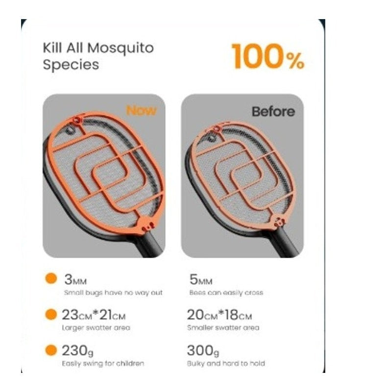 Electric Fly Swatter 3000V Battery Powered Handheld Mosquito Bug Killer SEALED