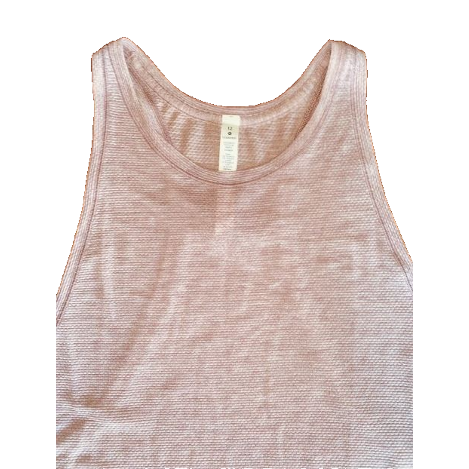 RARE Lululemon Women's Plank to Pike Tank Heather Mauve Size 12 EUC