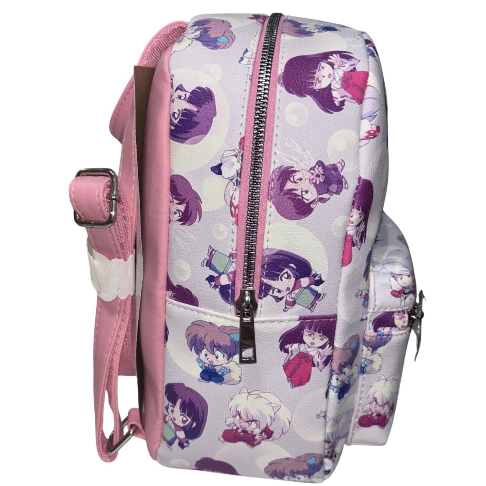 New Inuyasha Chibi Characters Mini Backpack Bioworld Japanese Anime NWT
