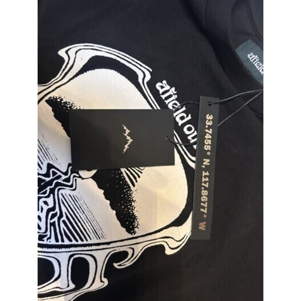 *RARE* Afield Out Men's Long Sleeve Perception L/S T-Shirt Black Size Large NWT