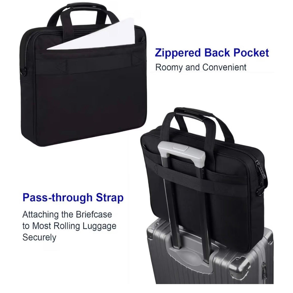Taygeer Premium 15.7 x 11" Messenger Business Office Briefcase Laptop Bag BNWT