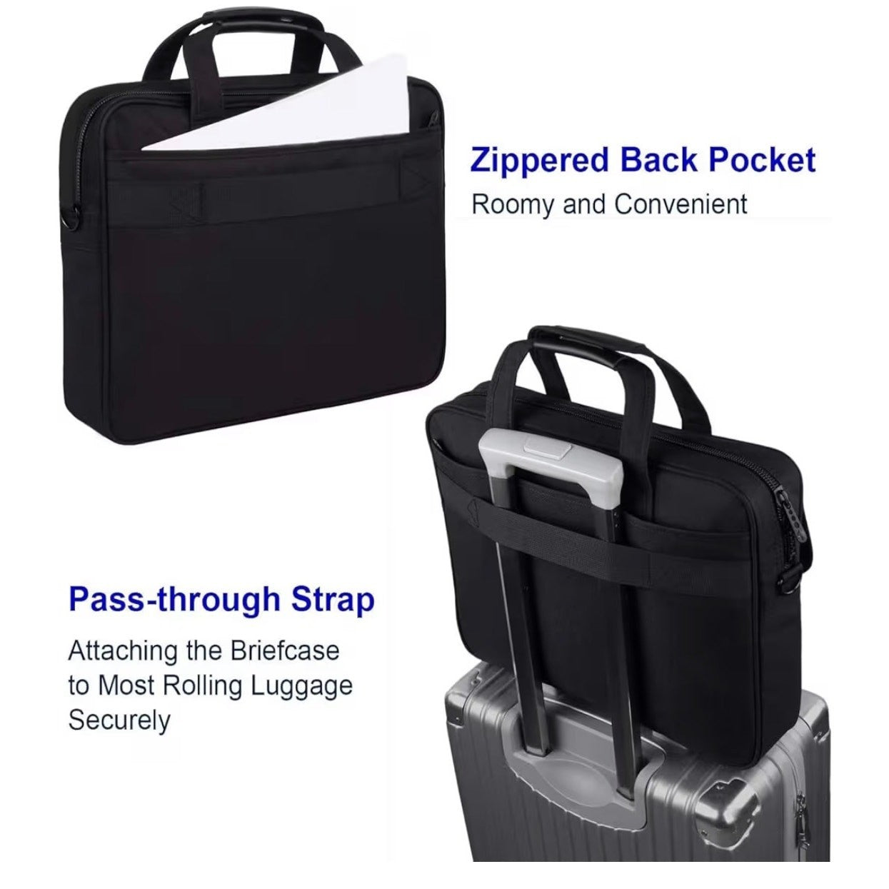 Taygeer Premium 15.7 x 11" Messenger Business Office Briefcase Laptop Bag BNWT