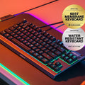 SteelSeries Apex 3 TKL Gaming Keyboard 8-Zone RGB Lighting Ten Keyless Black NEW