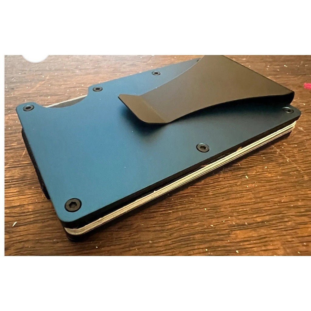 Credit Card Holder Minimalist Holds 12 Cards RFID, Money Clip, Pocket Wallet NWB