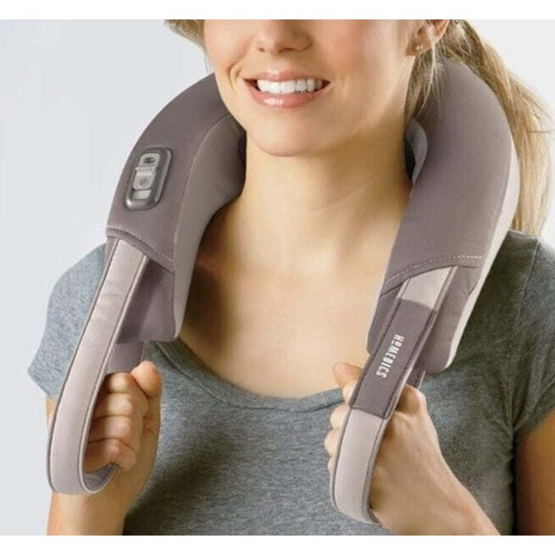 Shiatsu Neck Massager with Heat Integrated Deep-Kneading Comfort Flex - Homedics