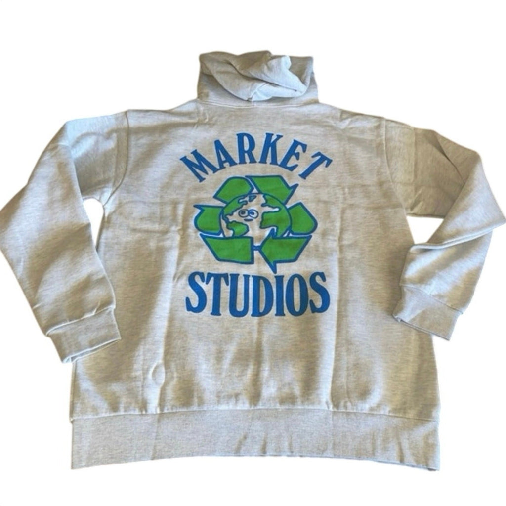 RARE Market Studios Tree Hugger Hoodie GreySize XS NWOT Chinatown Market 