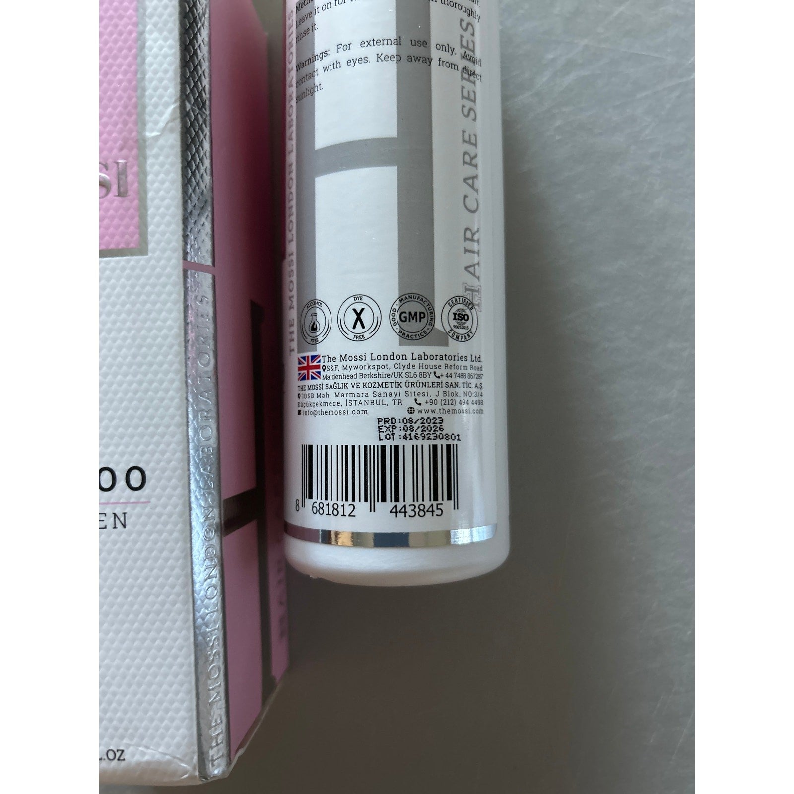 The Mossi London Hair Regrowth Women – Biotin, Procapil, Saw Palmetto exp 8/26