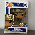 Funko Pop Military USAF Air Force Female Airman Vinyl Figure USAF in Camo Gear 