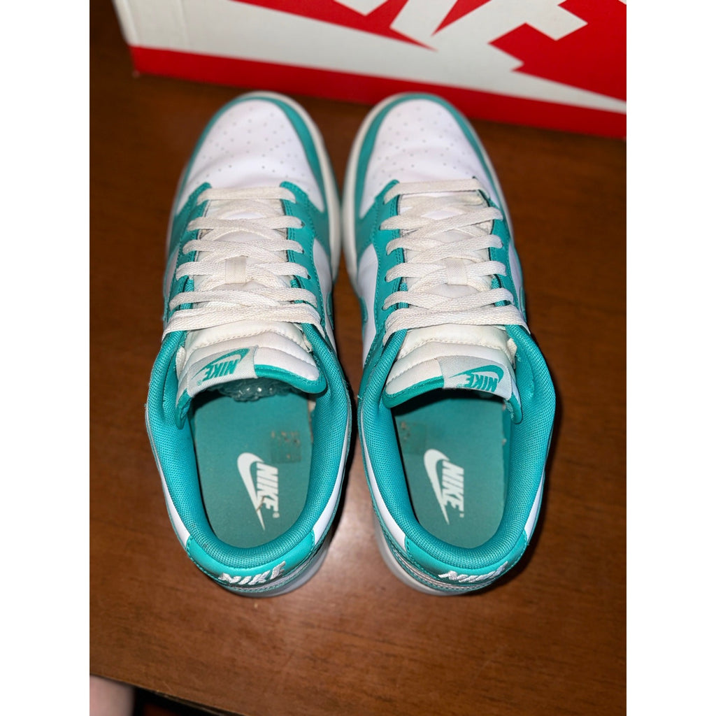 Nike Dunk Low "Clear Jade" Men US Size 11.5 Excellent PreOwned Cond DV0833-101 