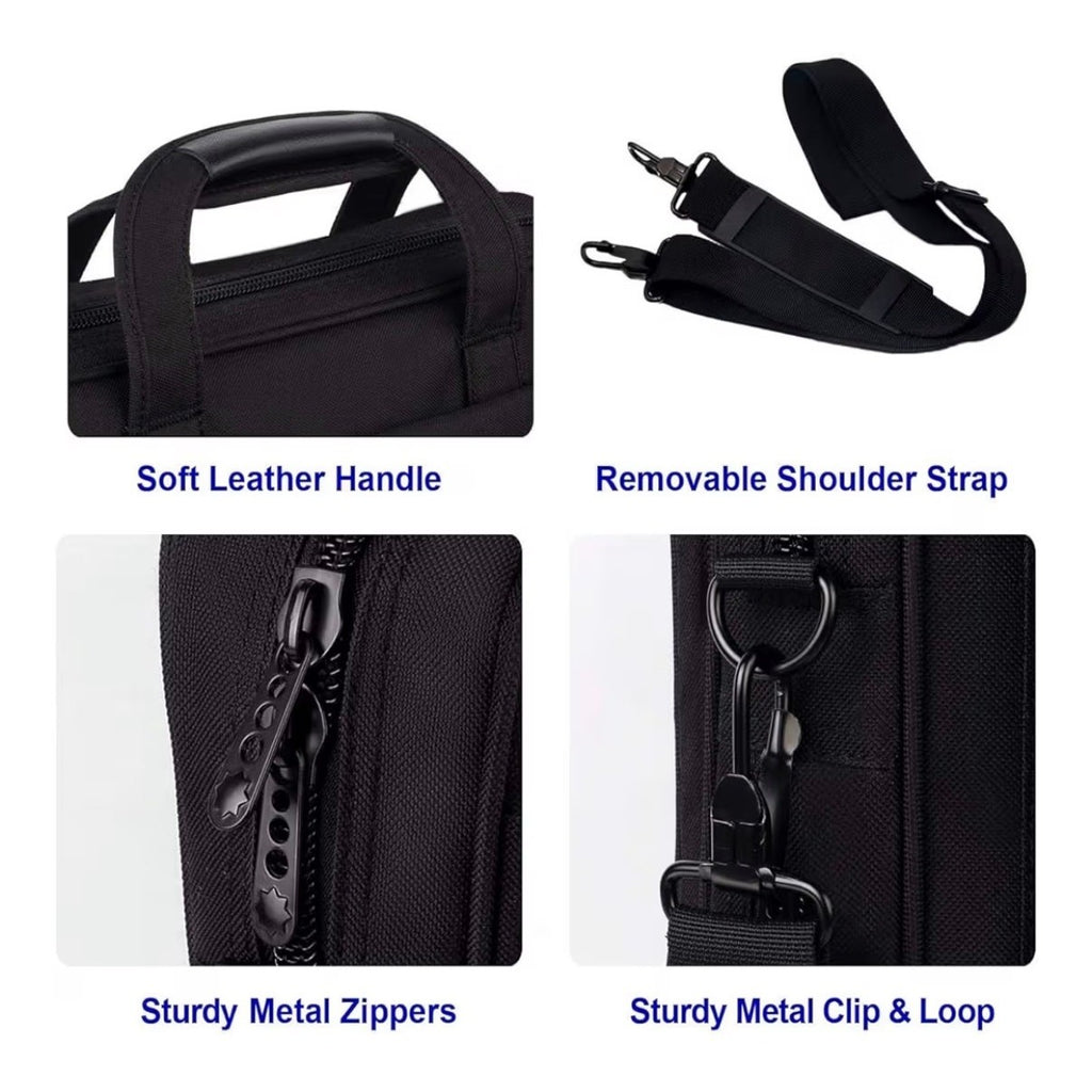 Taygeer Premium 15.7 x 11" Messenger Business Office Briefcase Laptop Bag BNWT