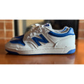 New Balance 480 US Mens Sz 12 White & Cobalt Blue Excellent PreOwned Cond