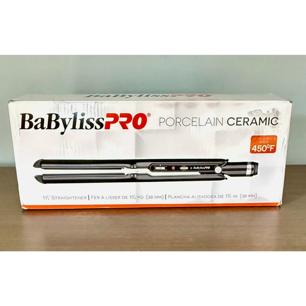 Babyliss Pro Porcelain Ceramic 1 1/2" Straightening Iron BP9559UC Open Box