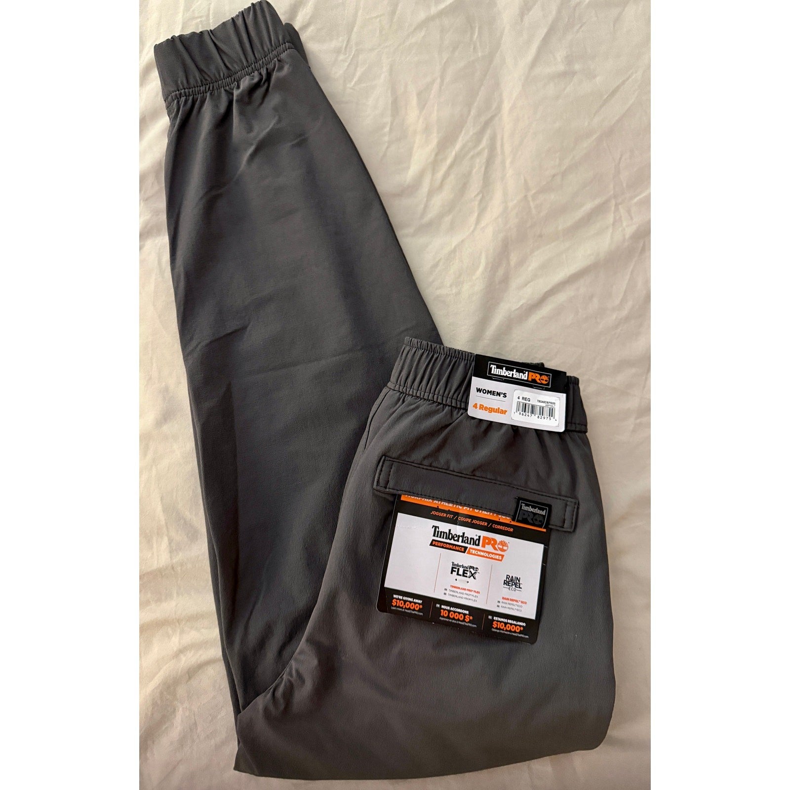 Women's Timberland PRO Morphix Jogger Pant Size 4 Asphalt Gray NWT