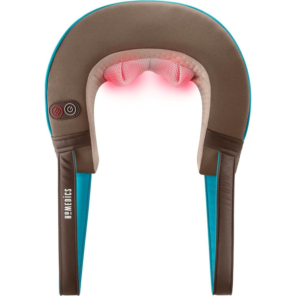 Shiatsu Neck Massager with Heat Integrated Deep-Kneading Comfort Flex - Homedics