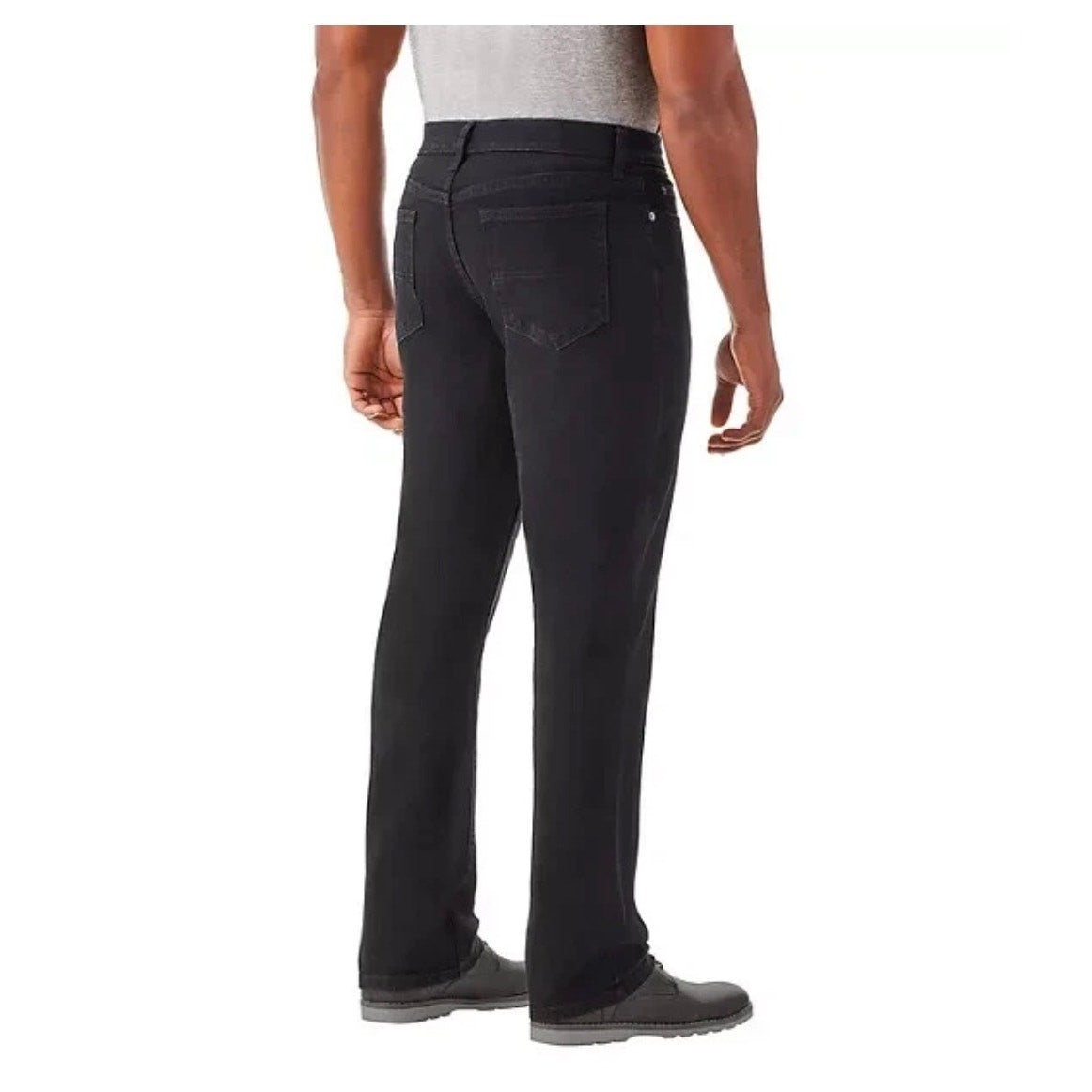  Mens Members Mark Straight Fit Premium Stretch Denim Jeans Black Sz 40 X 32 NWT