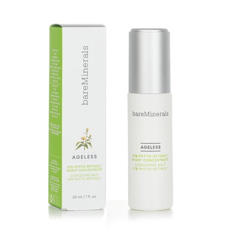 BareMinerals Ageless 10% Phyto-Retinol Night Serum 30ml – Vegan Anti-Aging