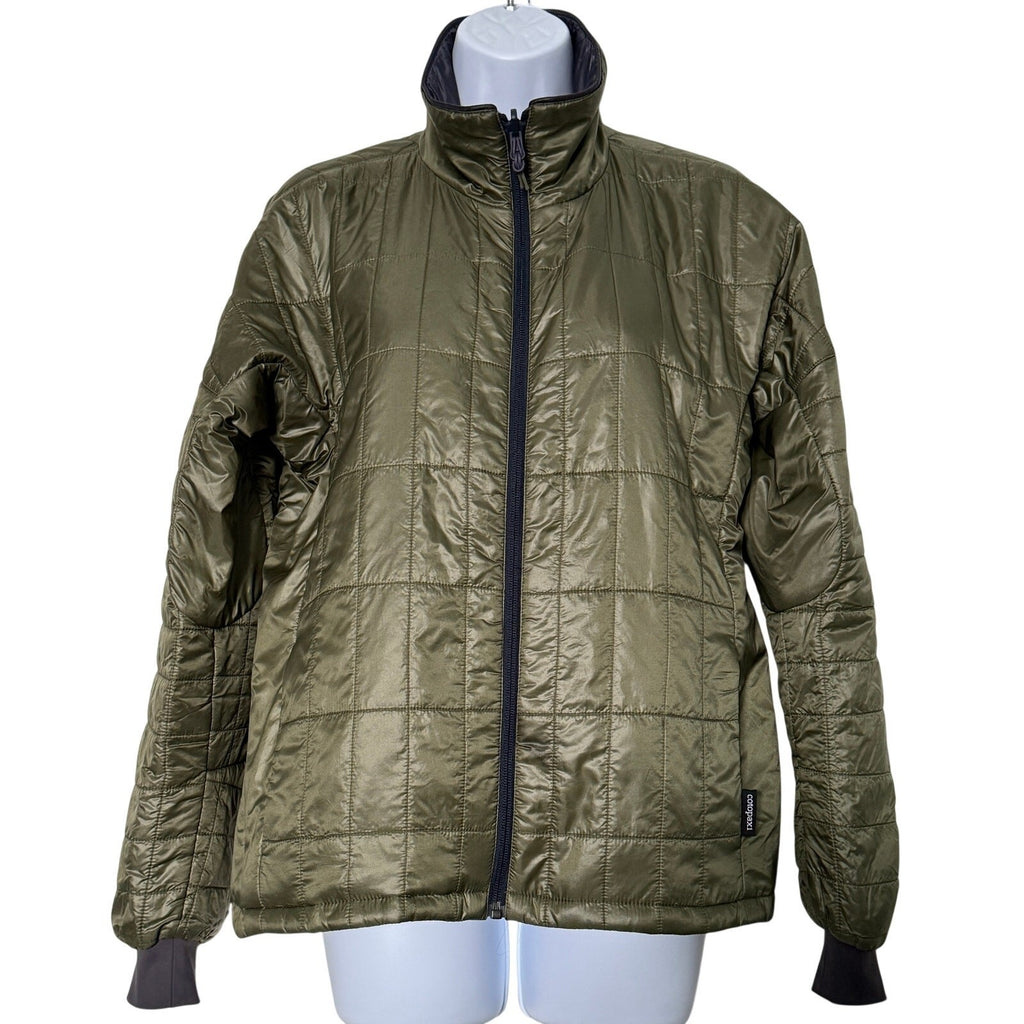 Cotopaxi Kusa Llama Reversible Jacket Women Small Olive Green Gray Full Zip NWOT
