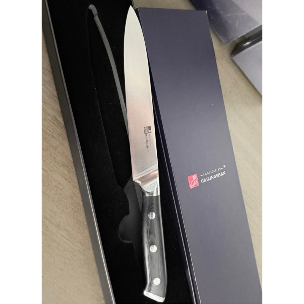 Damascus 6” Pro Chef Knife High Carbon German Steel Universal Kitchen Knife NIB