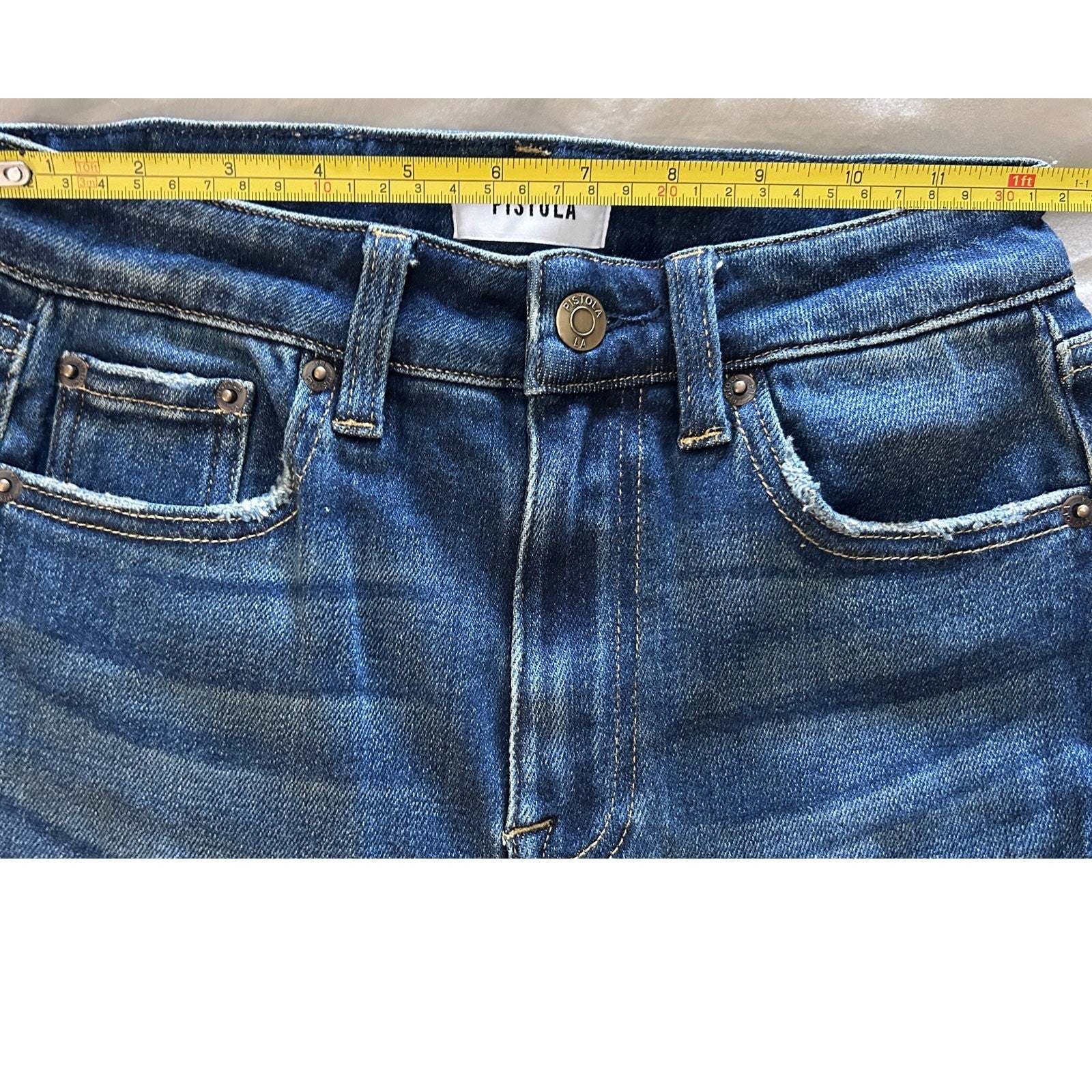 Revolve Pistola Aline Forever Jeans, High Rise, Skinny Stretch, Dark Sz 26 NWT