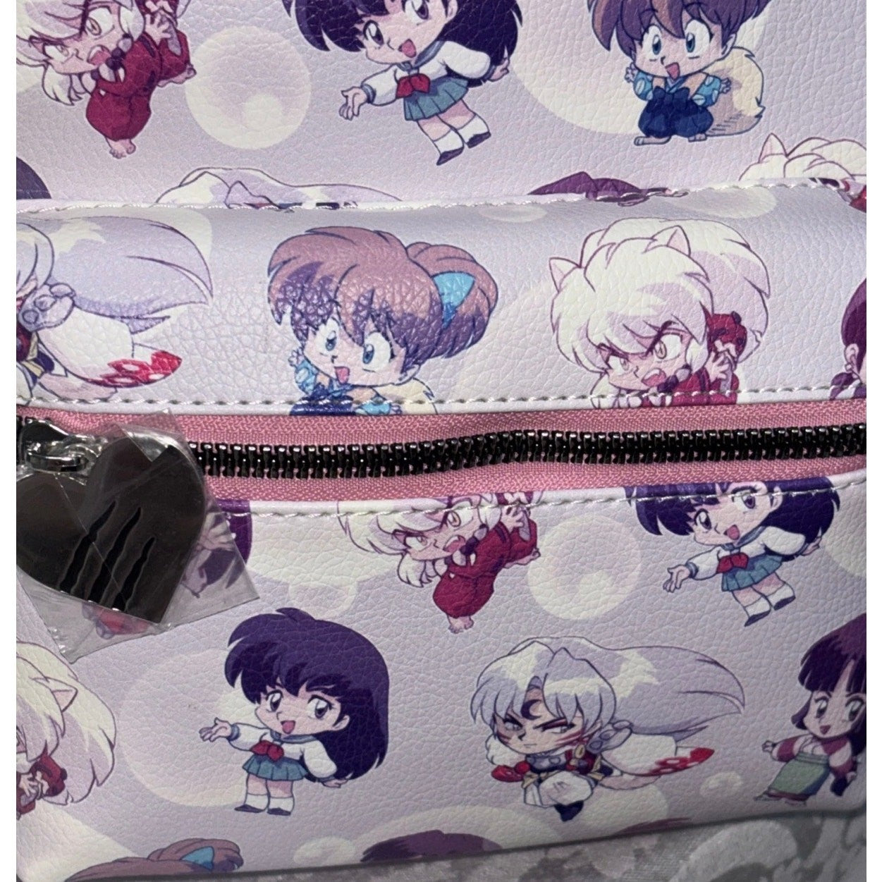 New Inuyasha Chibi Characters Mini Backpack Bioworld Japanese Anime NWT