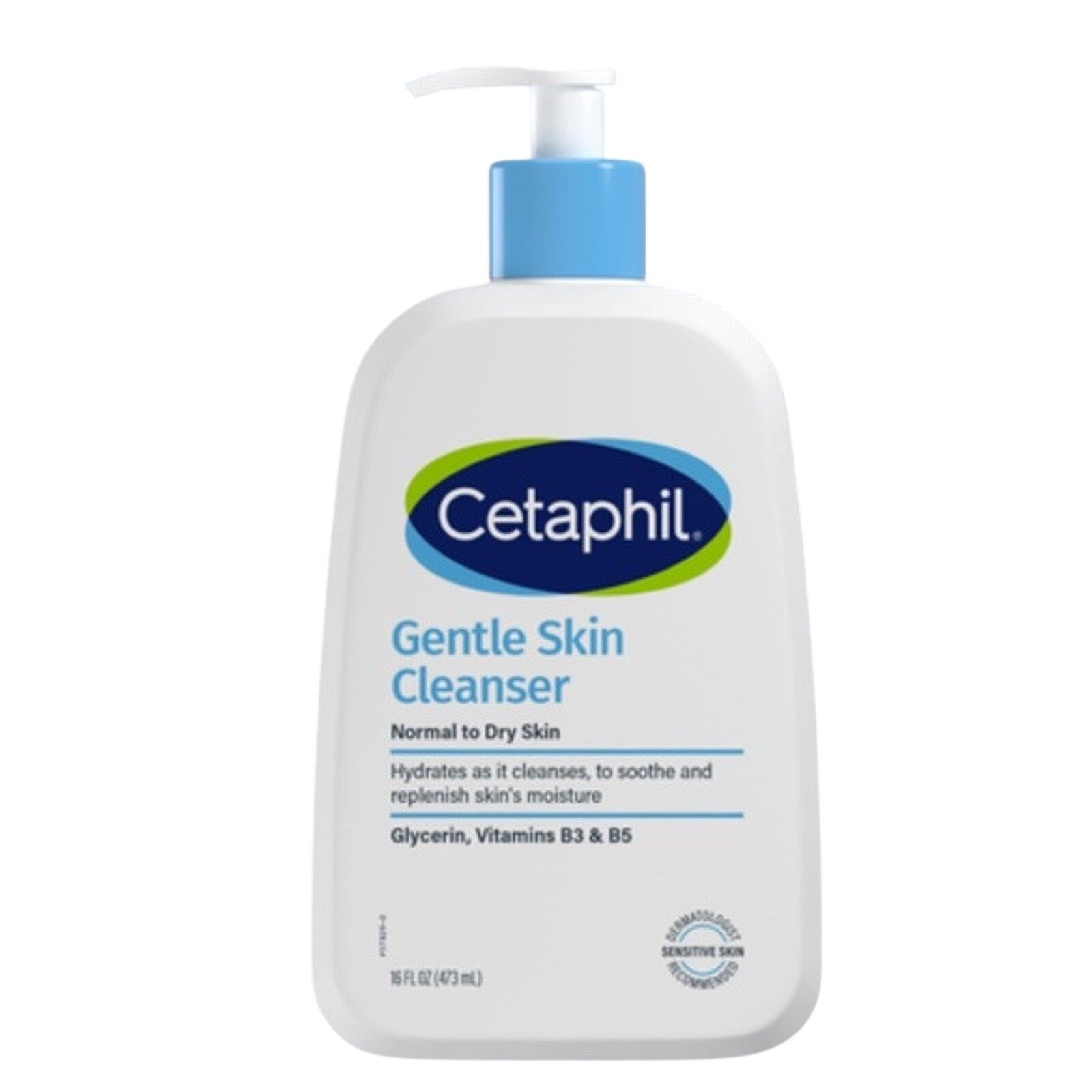 CETAPHIL Gentle Skin Cleanser 20 fl oz Large Bottle Hydrating Face & Body Wash