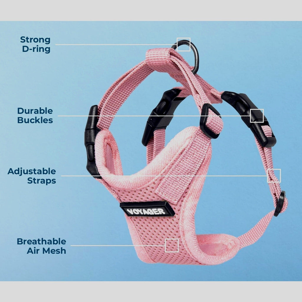 Voyager Step‑In Dog Harness w/ Lock – Adjustable All‑Weather Mesh Pet Vest NWOT