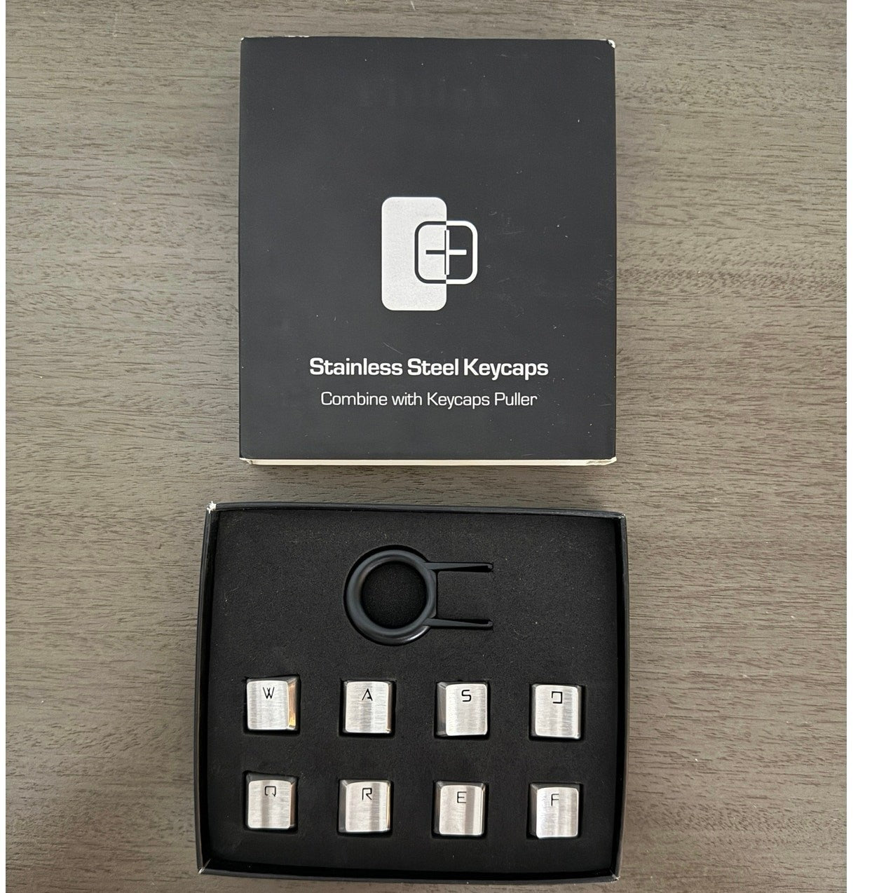 Stainless Steel Keycap Set | Brushed Silver 
