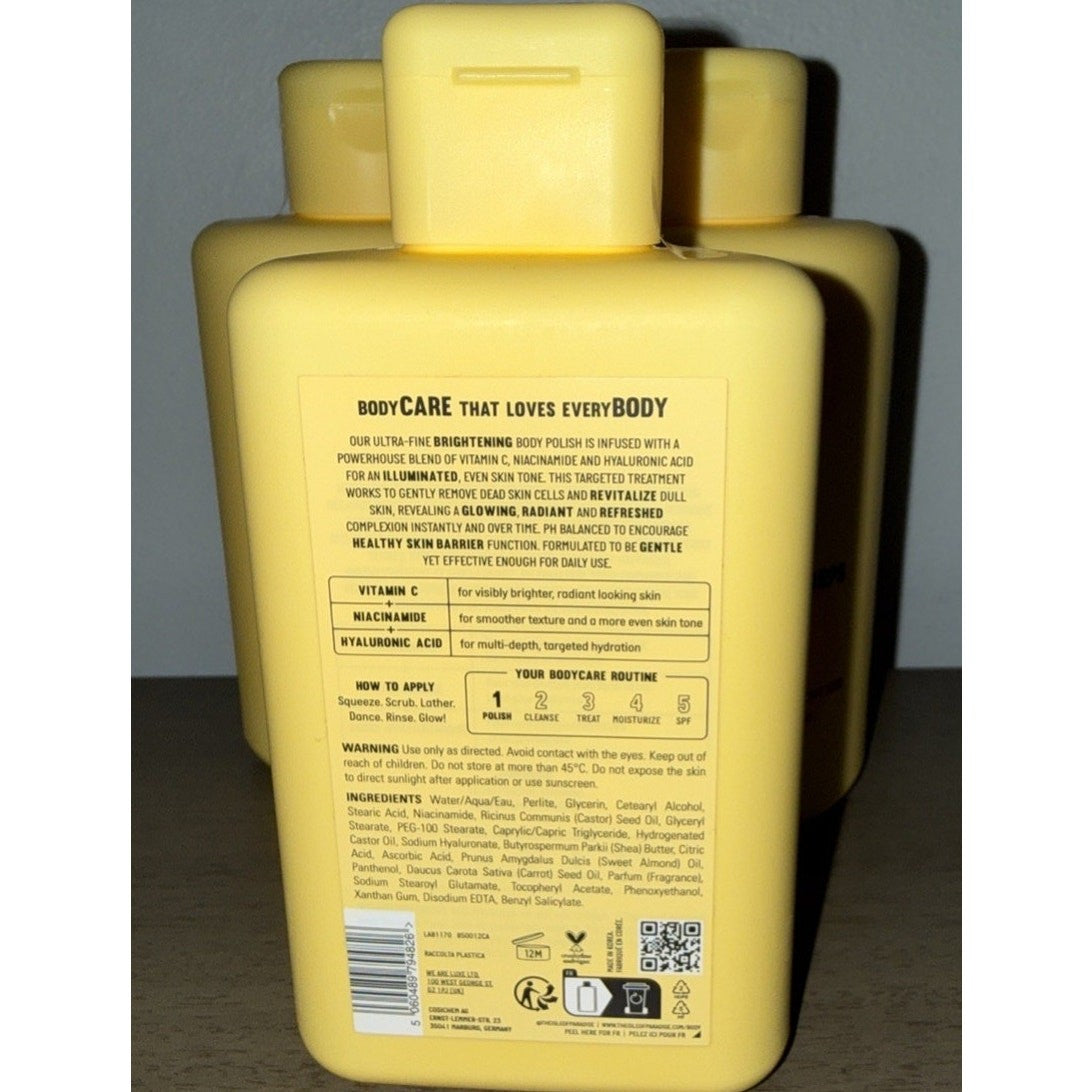 Isle Of Paradise Brilliantly Bright Body Polish 7.77 oz evens skin tone SEALED