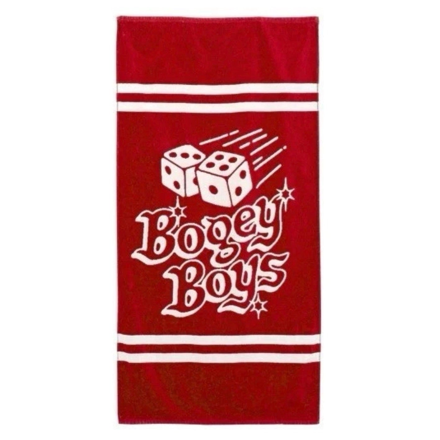 Bogey Boys Dice Beach Towel | Vegas Collection, 100% Cotton, New