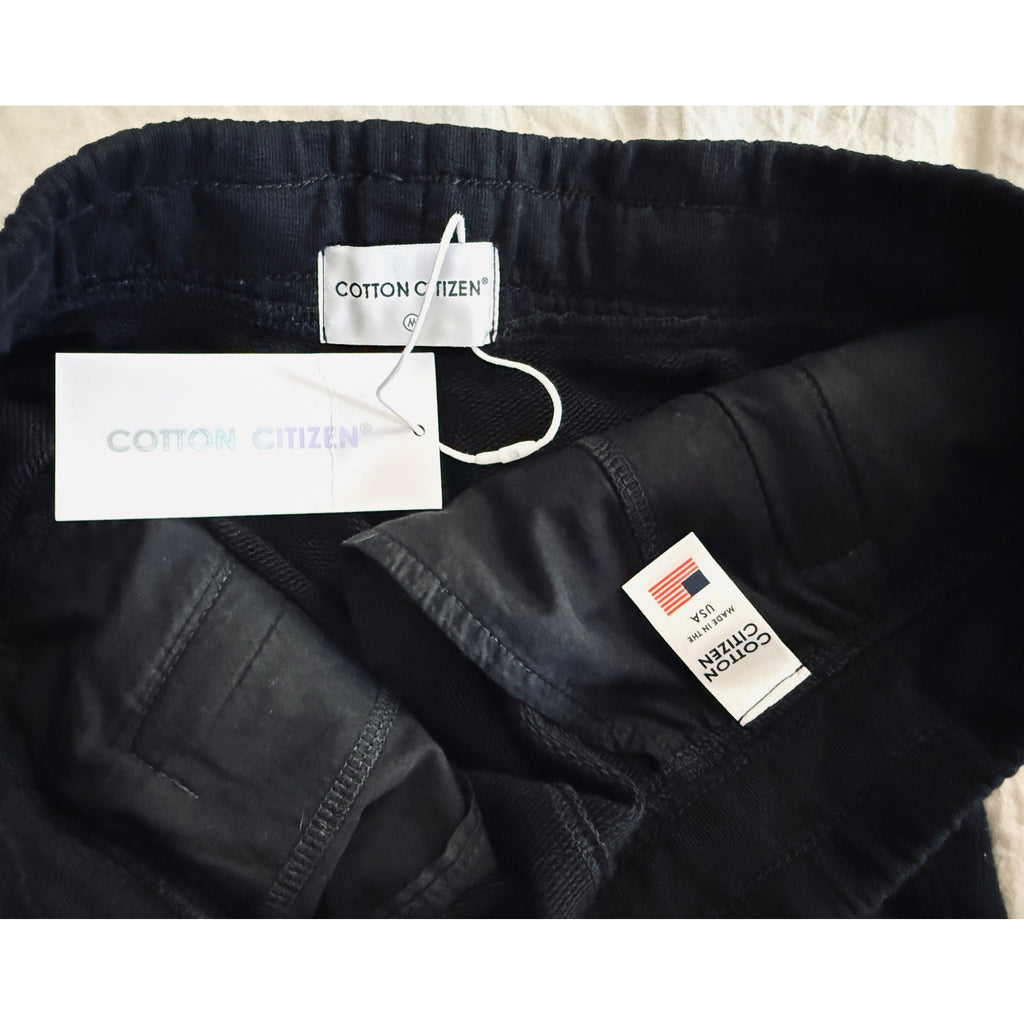 Cotton Citizen Sweatpant Black w/ Elastic Waist & Ankle Pockets Size Small NWT