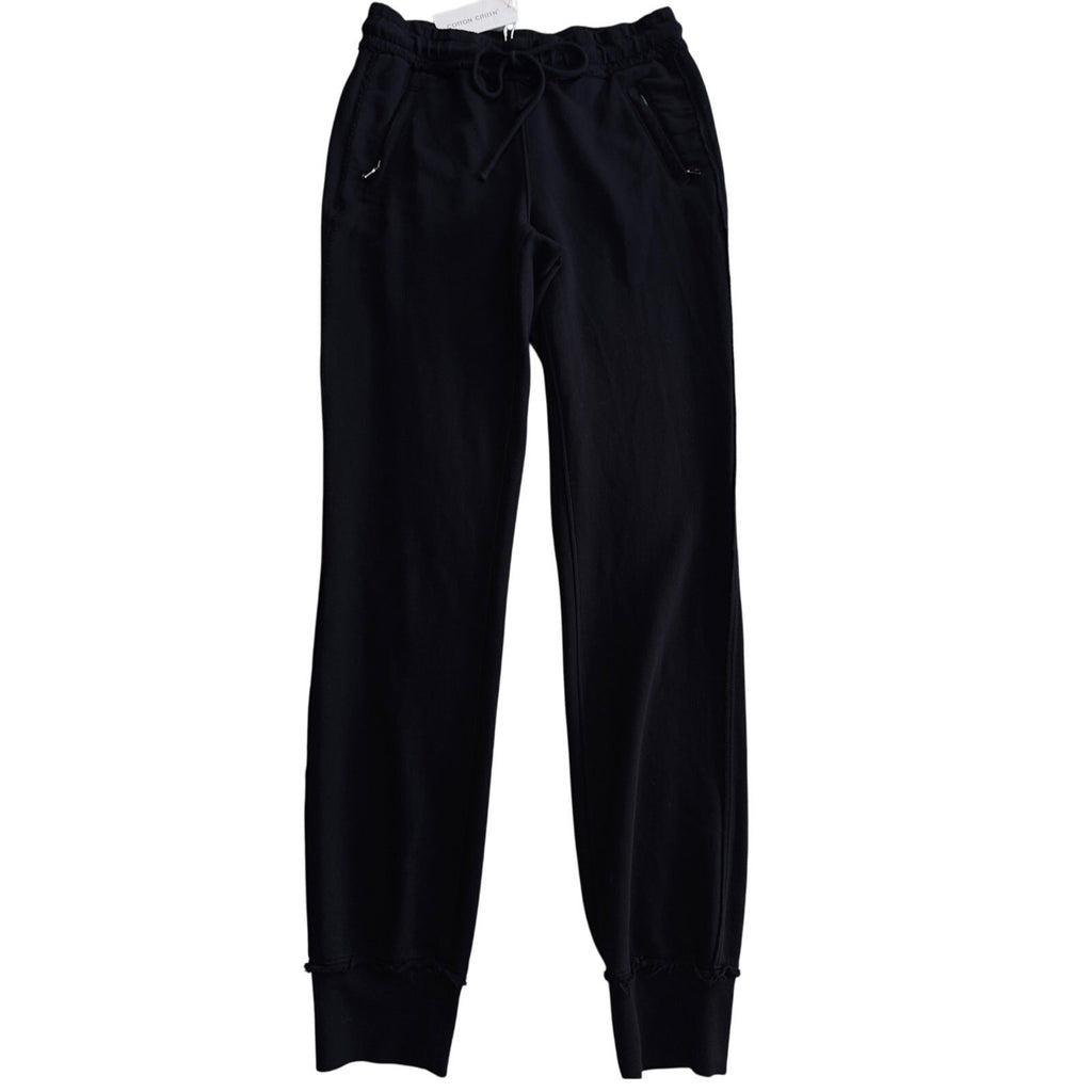 Cotton Citizen Sweatpant Black w/ Elastic Waist & Ankle Pockets Size Small NWT