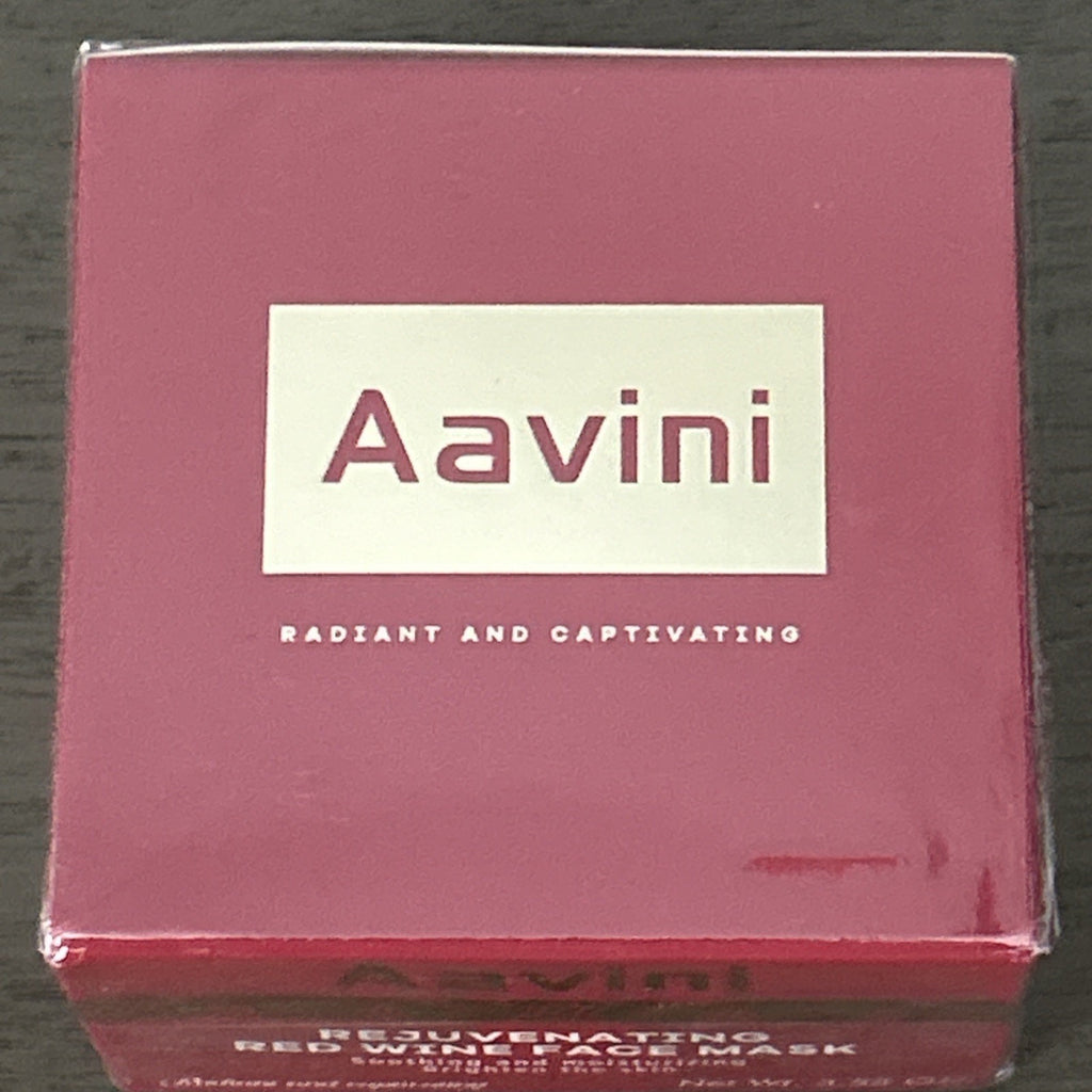 Aavini Red Wine Face Mask 3.53 oz– Hydrating, Brightening & Anti-Aging Skincare 