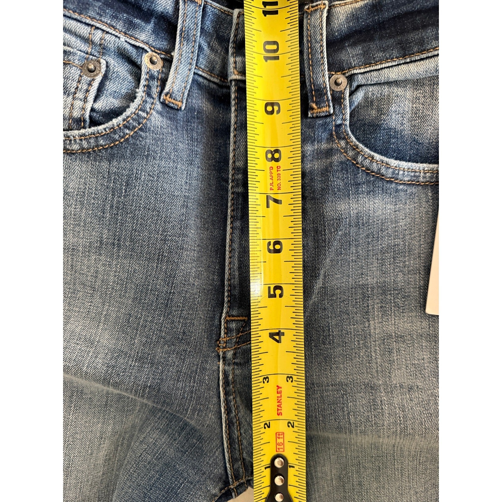 Modern American La Brea New Haven Boot Crop Denim Jeans Women's Size 26" NWT