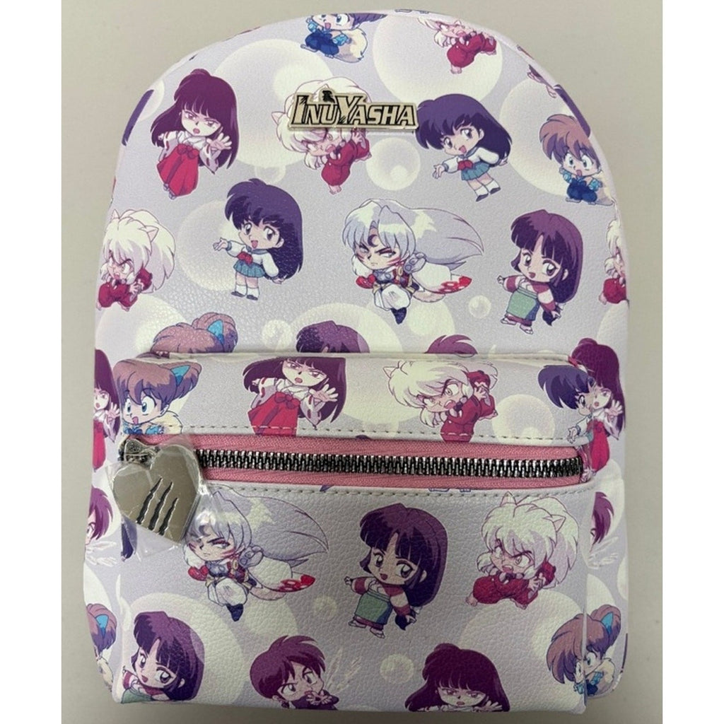 New Inuyasha Chibi Characters Mini Backpack Bioworld Japanese Anime NWT