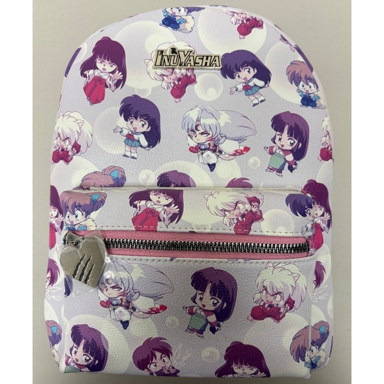 New Inuyasha Chibi Characters Mini Backpack Bioworld Japanese Anime NWT