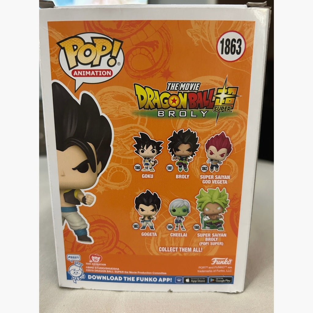 Funko Pop Gogeta 1863 The Movie Dragon Ball Super Broly Vinyl Figure 