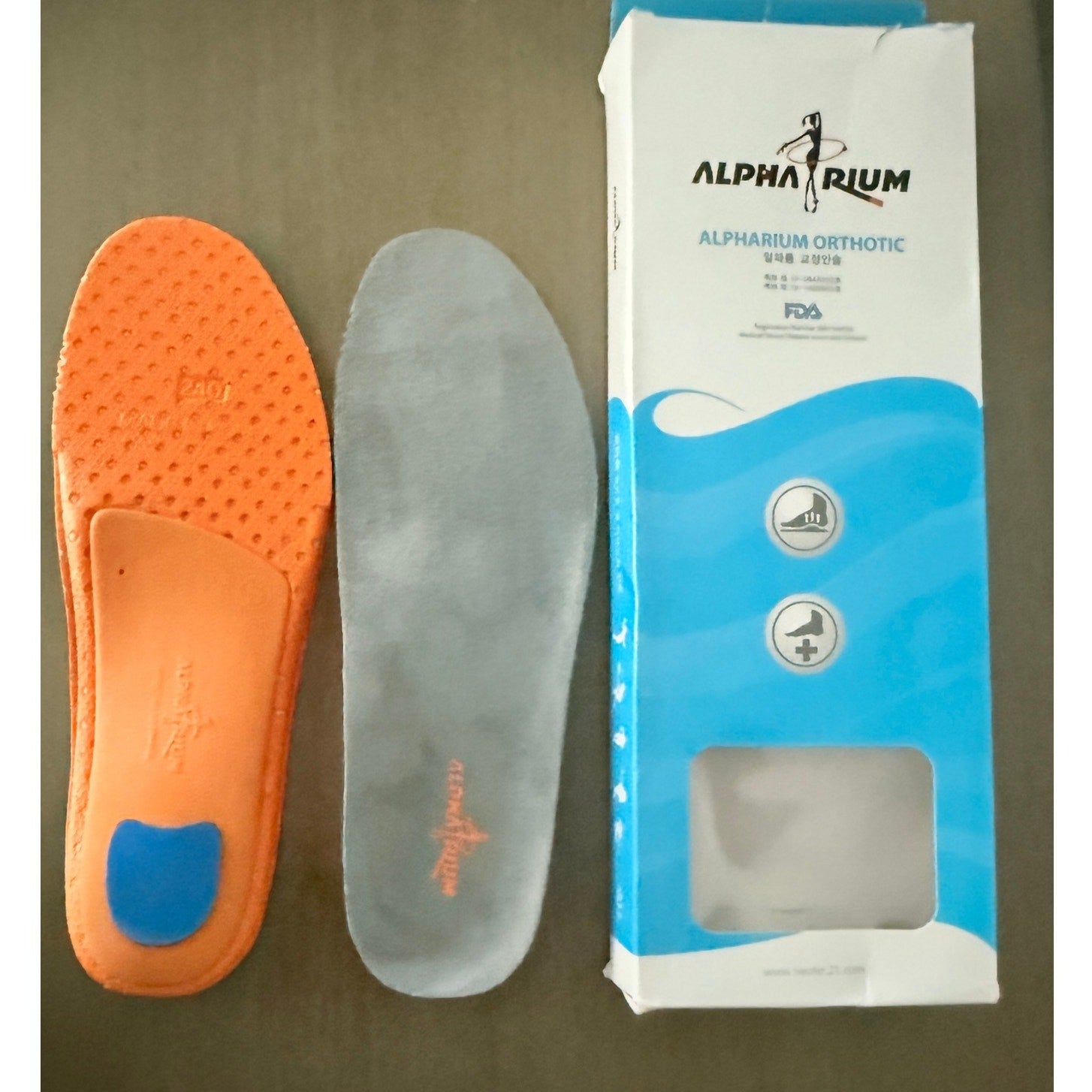 Premium Korean Insoles Shock Absorption Arch Support Infrared Women's Sz 7 / S