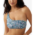 O'Neill One Shoulder Bikini Top – Shades Blues w/ Accents Swimwear Sz Small NWT